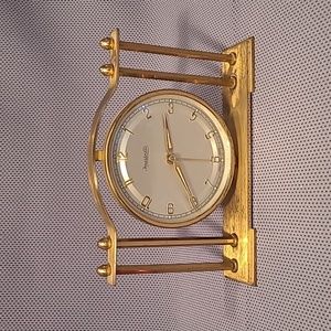 Mid-century Modern Forestville Brass Alarm Clock